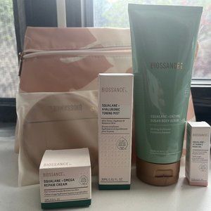 Biossance Skincare Set - BRAND NEW, FULL and TRAVEL SIZED